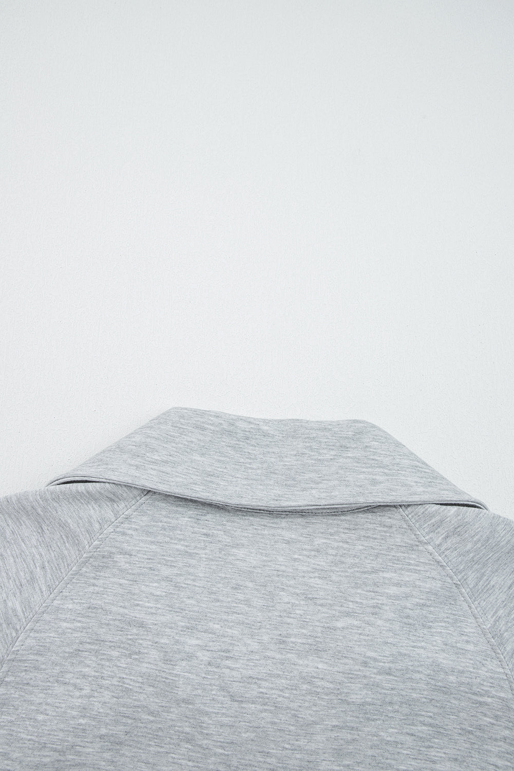 Black Zip Collar Long Sleeve Top Drawstring Pants Set Two Piece Pants Sets a6f1ade0b8fad9e1