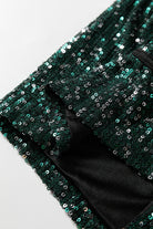 Evergreen Glitter Sequin Open Front Long Sleeve Top Long Sleeve Tops a9e7b89ada5e3565