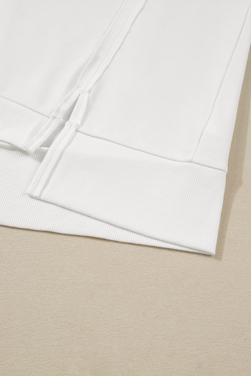 White Plus Size Exposed Seam Detail Contrast Dot Floral Patchwork Sleeve Sweatshirt Plus Size Tops aac0092c719af9dc