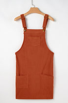 Vineyard Green Corduroy Front Pockets Overall Dress Short Dresses aff6cd9068b800bd