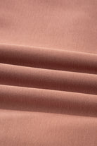 Camel Exposed Seam Side Pockets Half Zipper Baggy Sweatshirt Sweatshirts & Hoodies b0f77d6785e0a418