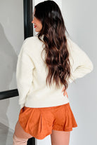 Beige Pumpkin Embroidered Halloween Thanksgiving Festival Sweater Sweaters b428148f2b41fa56