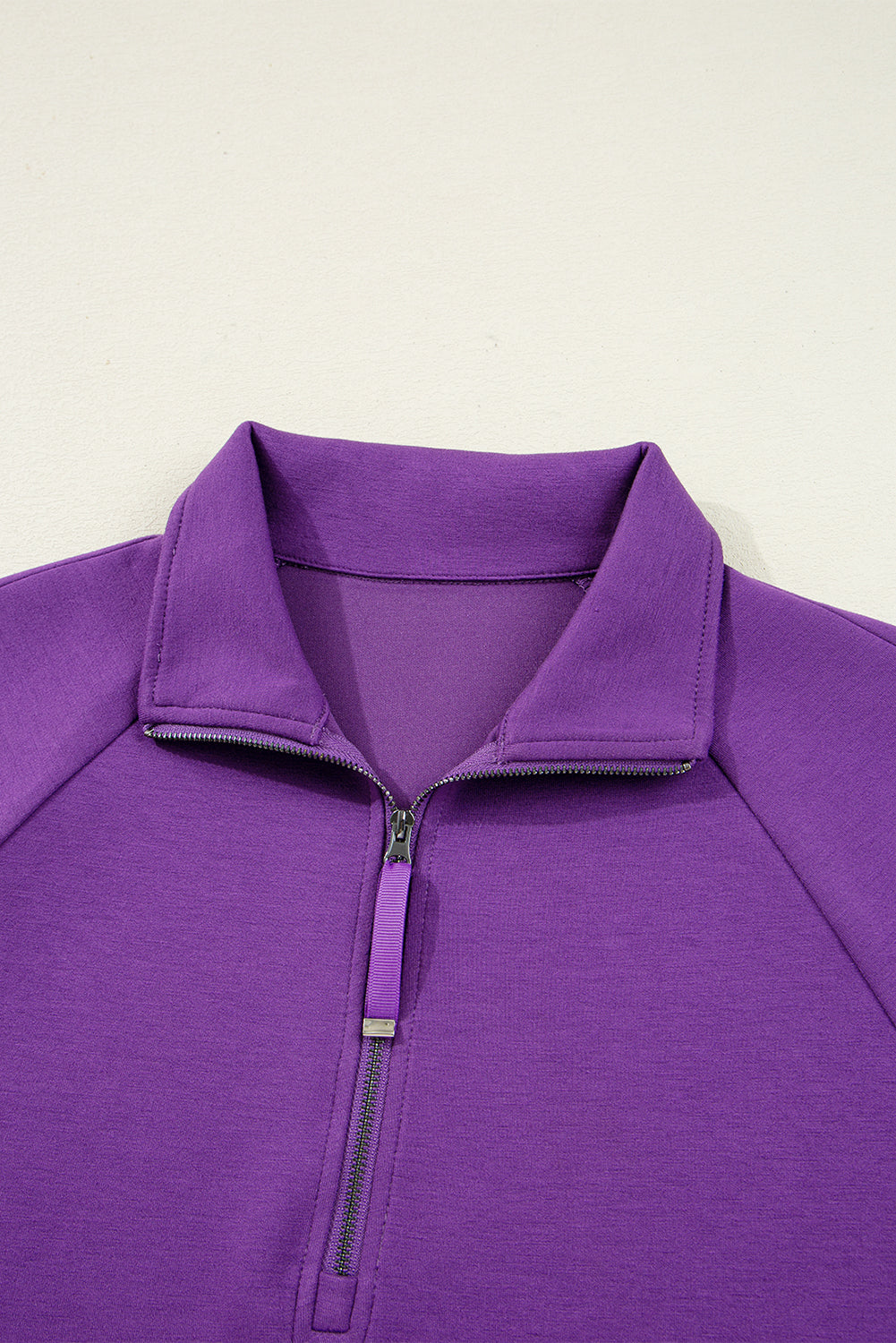 Wisteria Half Zip Sporty Pullover Mini Skirt 2pcs Outfit Two Piece Skirt Sets b6da37a471694f28