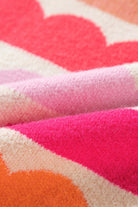 Yellow Wave Striped Balloon Sleeve Drop Shoulder Sweater Sweaters b85502ada06b70e8