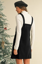 Vineyard Green Corduroy Front Pockets Overall Dress Short Dresses bb6ffe1ff8e04ce5