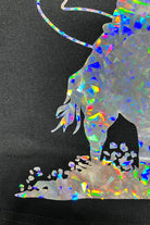 Black Western Cowboy Transfer Vinyl Process Graphic Crewneck Tee Graphic Tees bd24b739f080806e