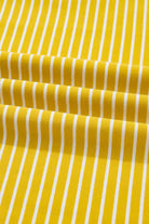 Yellow Striped Floral Patchwork Sleeve Plus Size Loose Top Plus Size Tops bf7016baa730e5e2