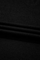 Black Plus Size Floral Mesh Patchwork Loose V Neck T Shirt Plus Size Tops c34a38e6e1a308d3