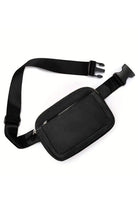 Black Minimalist Multi-zipped Crossbody Bag Crossbody Bags c4b8cbc3d8a11dfa