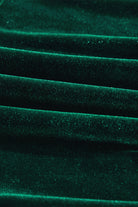 Evergreen Sequin Puff Sleeve High Waist Tiered Velvet Mini Dress Short Dresses c74b34cd19986aa6