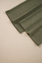 Laurel Green Solid Color Knit Loose Straight Leg Casual Overall Jumpsuit Jumpsuits c7e4ba3eac400b44