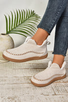 White Suede Fleece Lined Winter Snow Boots Boots c82a873cd15d25d9