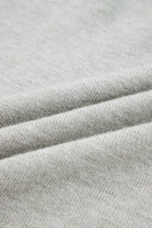 Light Grey Button Keyhole Lace Patchwork Drop Shoulder Sweater Sweatshirts & Hoodies c86542577e6c53f6