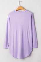 Orchid Petal Plus Size Waffle Knit Button Front Cardigan Plus Size Sweaters&Cardigans cba233cfef9be2f9