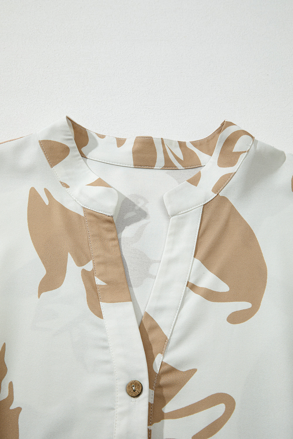 Khaki Abstract Print Ruffle Sleeve Tiered A-line Plus Size Long Dress Plus Size Dresses cced1afb884f78aa