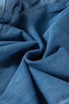 Dusk Blue Mineral Wash Button High Waist Wide Leg Jeans Jeans cf078fa25defb605