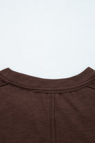 Light French Beige Sheer Lace Patchwork Casual Long Sleeve Tee Long Sleeve Tops cf5eee1abff1fea3