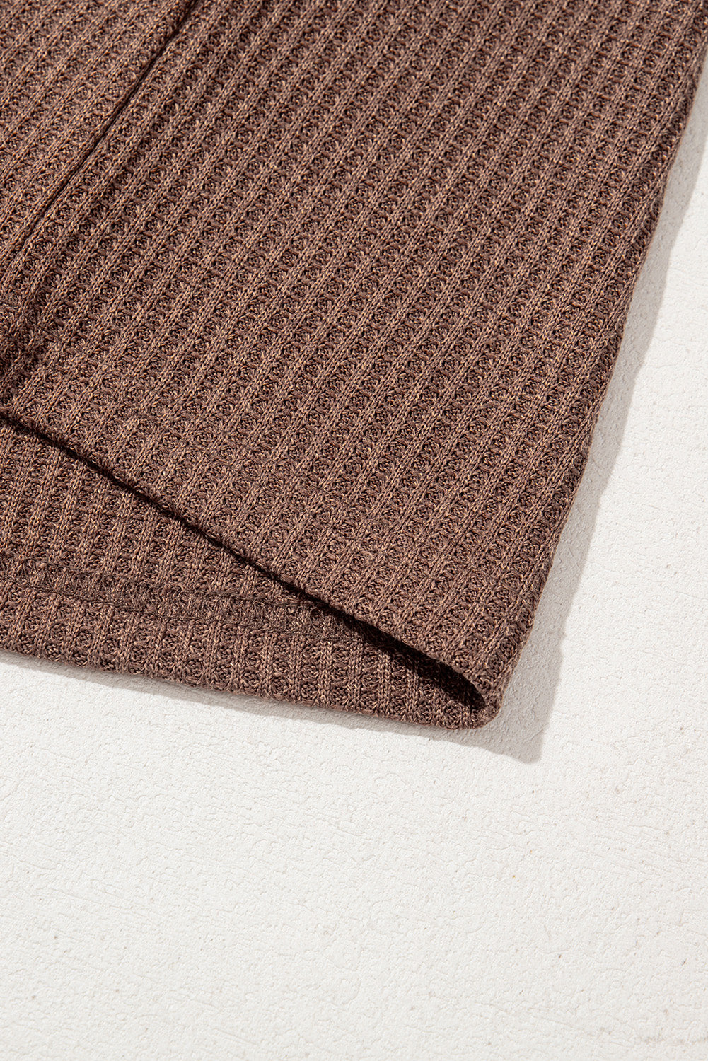 Ashleigh Blue Ruffle Floral Sleeve Patchwork Waffle Top Long Sleeve Tops d04d56febc8bc2ad