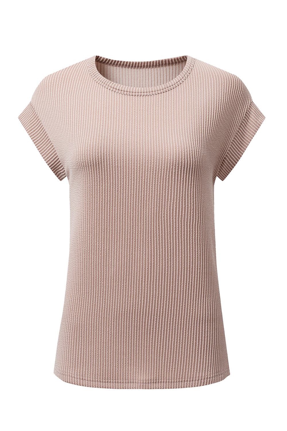 Carbon Grey Twisted Ribbed Textured Plain T Shirt T Shirts d7e6d6553d34699c