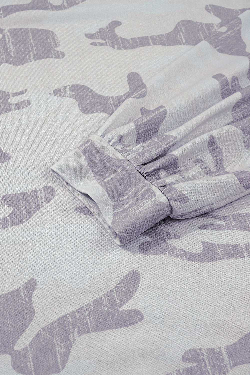 Multicolour Camouflage Print Round Neck Plus Size Sweatshirt Plus Size Tops d944c2544e60d7ba