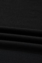 Black Bow Print Sleeve Patchwork Plus Size Blouse Plus Size Tops dc97b8fdd7517aa6