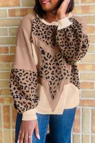 Light French Beige Star Leopard Patchwork Sweatshirt Sweatshirts & Hoodies dd4c84caa8bcf7af