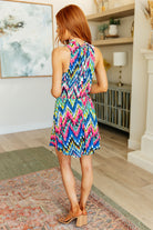 BeautybyShree Chevy to the Levy Chevron Dress