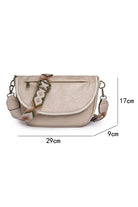 Dark Grey Wide Strap PU Leather Crossbody Bag Crossbody Bags e3307880ebfcb342