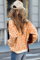 Khaki Leopard Drop Shoulder Knitted Cardigan Cardigans e3bb406de283b05d