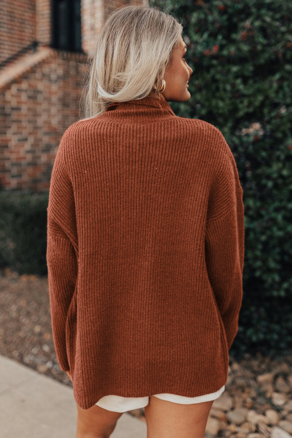 Medium Grey Ribbed Knit Buttons Front Flap Pocket Casual Shacket Jackets e6725377ceb753ae