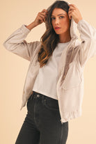 Real Teal Corduroy Drawstring Hooded Pocket Zip Up Jacket Jackets e84d81db3bbd5259