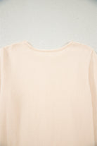 Beige Bohemian Floral Ruffle Hem Patchwork Knit Sweater Sweaters eb501b4dffef8850