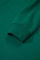 Evergreen Varsity Stripe Detail Drop Shoulder Pullover Mini Skort Set Two Piece Shorts Sets ec38964eac4b7fd4