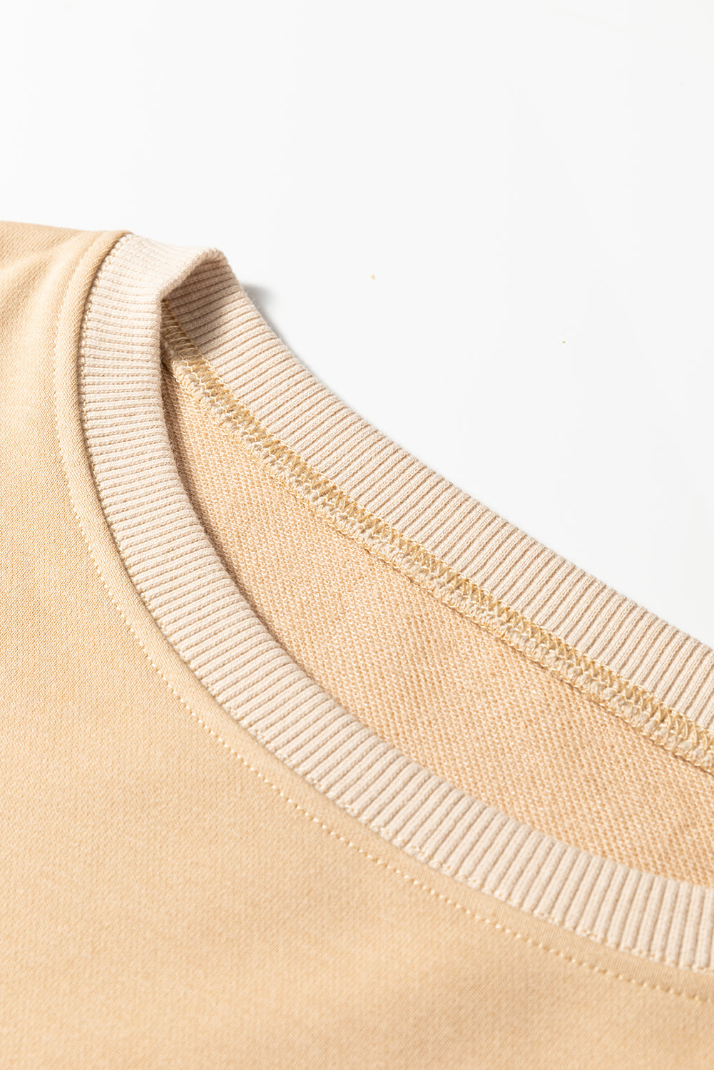 Khaki Exposed Seam Floral Mixed Patchwork Plus Size Top Plus Size Tops ed8957f0706fb197