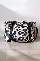 Bright Pink Leopard Print Luggage Tote Bag Tote Bags edb8ac7eeeb740d4