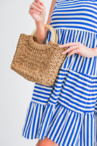 Camel Retro Straw Woven Tote Bag Tote Bags ef87dfb284a555dc