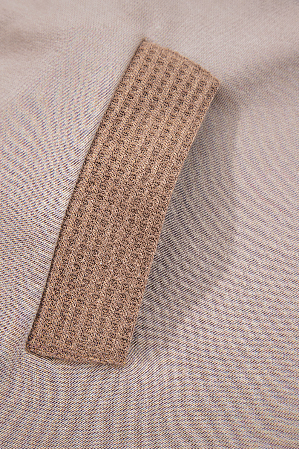 Goat Waffle Patchwork Plus Size Pocketed Hoodie Plus Size Tops f15f4257d67f10f5