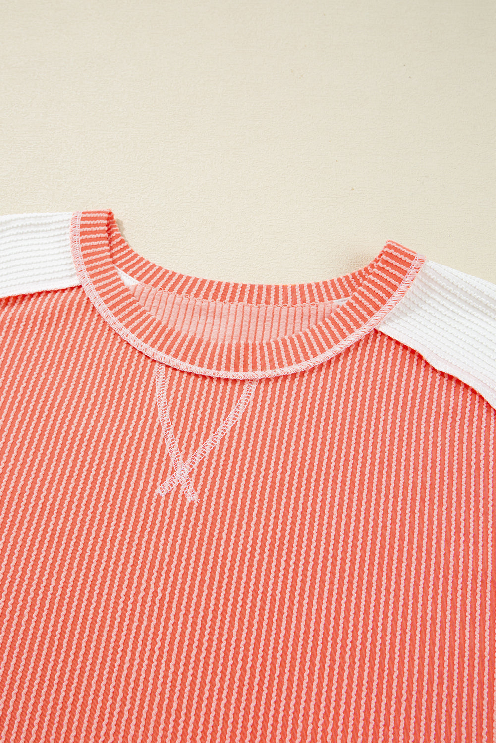 Carrot Twist Rib Colorblock Plus Size Top Plus Size Tops f2c1c2c5b4d880e6