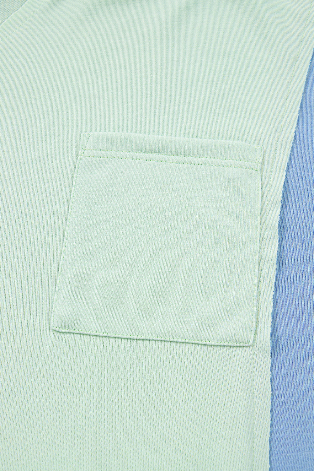 Green Color Block Floral Patchwork Long Sleeve Notched Neck Plus Size Top Plus Size Tops f3451c979c7a6d34