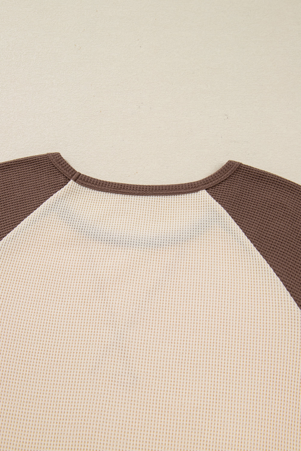 Brown Floral Print Patchwork Colorblock Long Sleeve Top Long Sleeve Tops f67e6079a6addfce