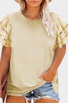 Gray Plus Size Flutter Sleeve Top Plus Size Tops fb88f4191293f26a