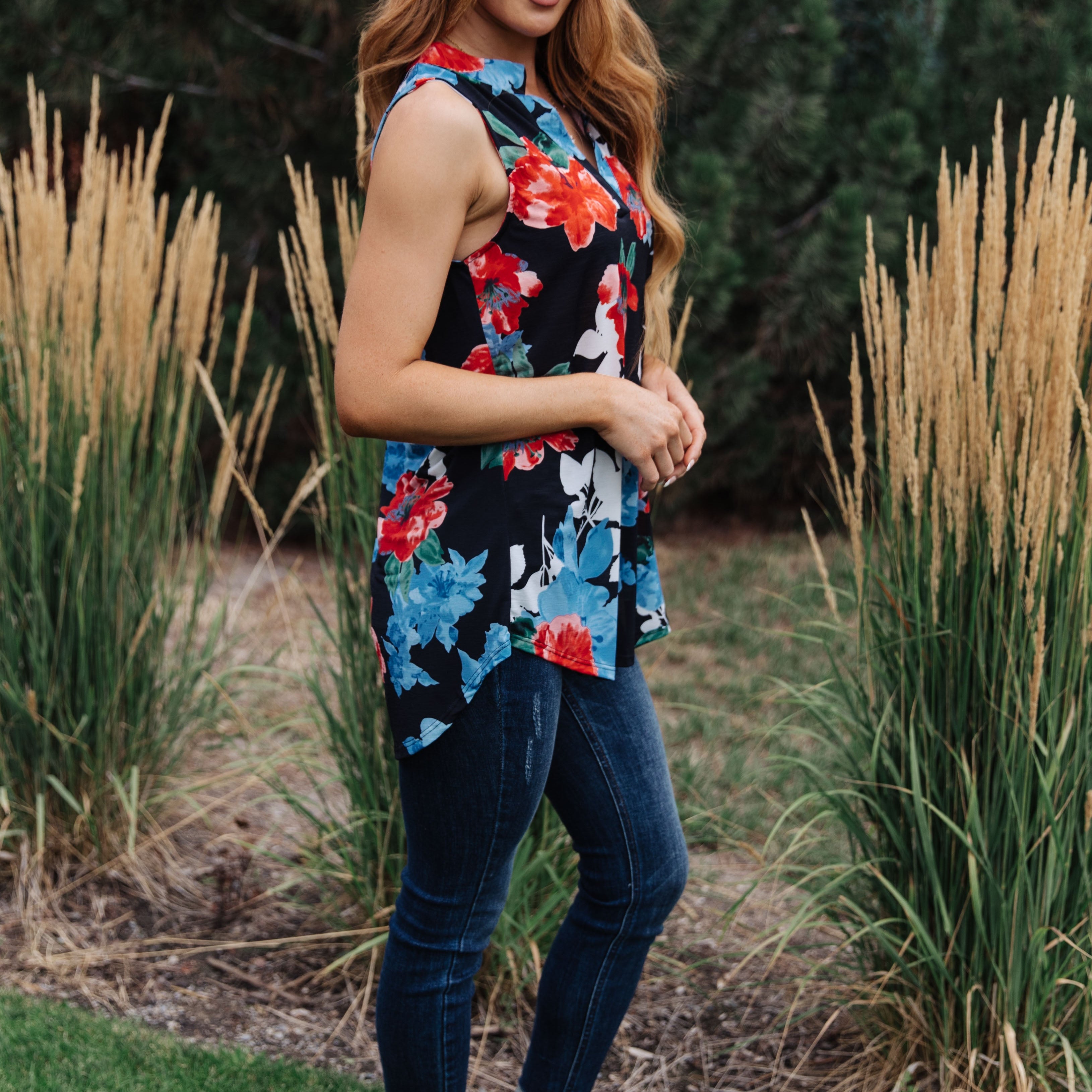 A Rose By Any Other Name Sleeveless Top