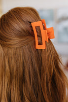 Claw Clip Set of 4 in Orange