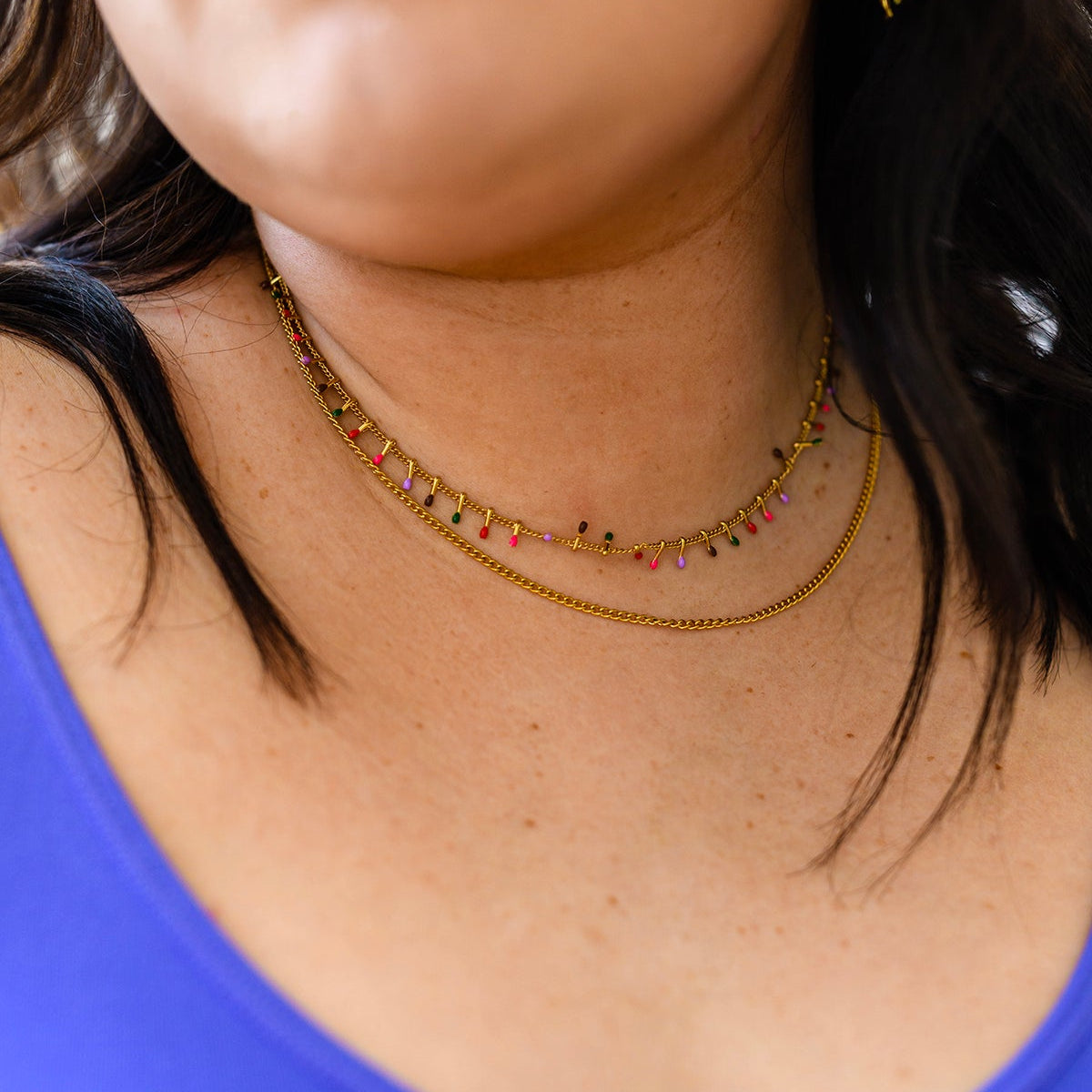 Colorful Palette Layered Necklace