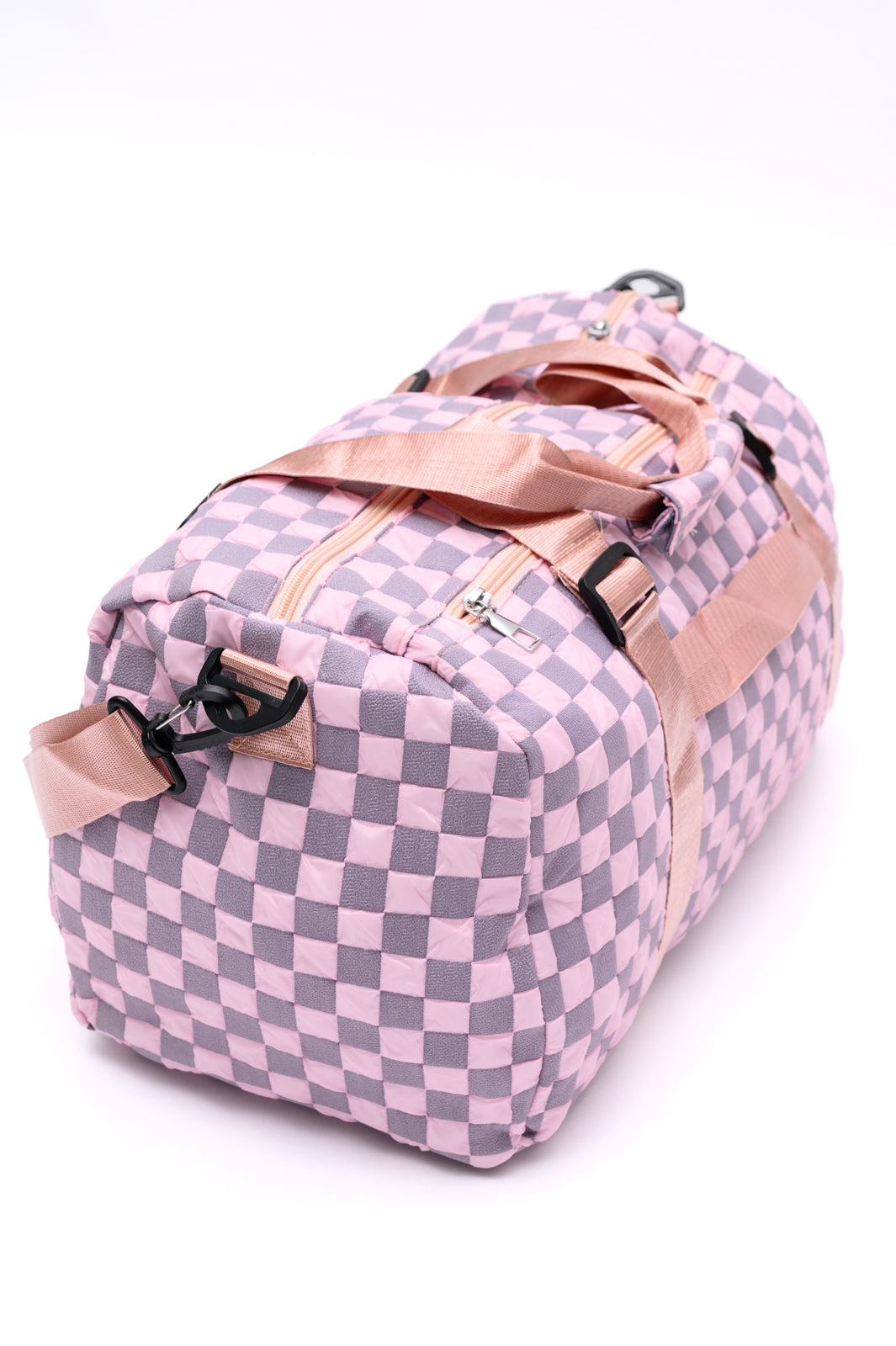 BeautybyShree Elevate Travel Duffel in Pink