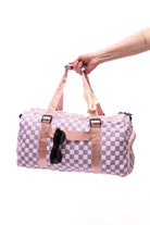 BeautybyShree Elevate Travel Duffel in Pink