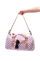 BeautybyShree Elevate Travel Duffel in Pink