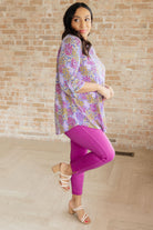 BeautybyShree Lizzy Top in Lavender Ditsy Floral