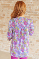 BeautybyShree Lizzy Top in Lavender Ditsy Floral