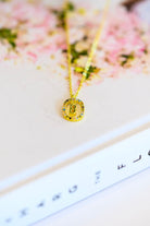 Mi Amor Gold Dipped Initial Necklace